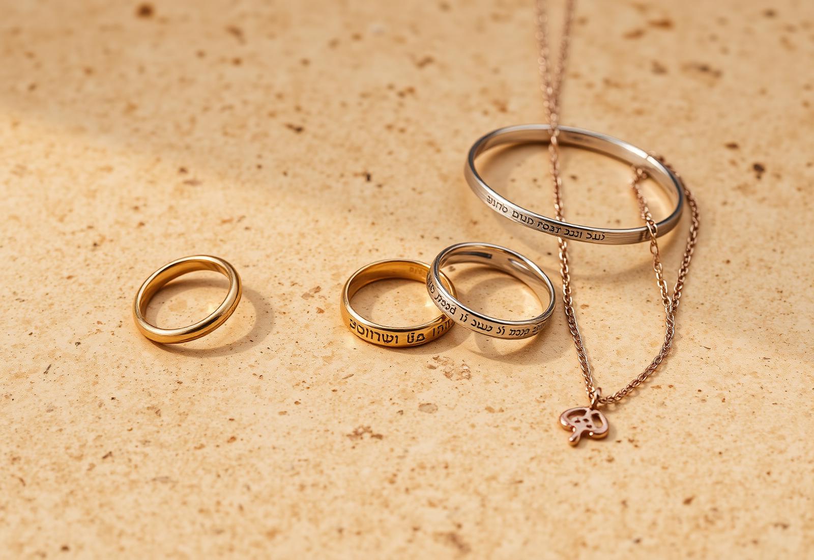 Israeli designer jewelry on Jerusalem stone